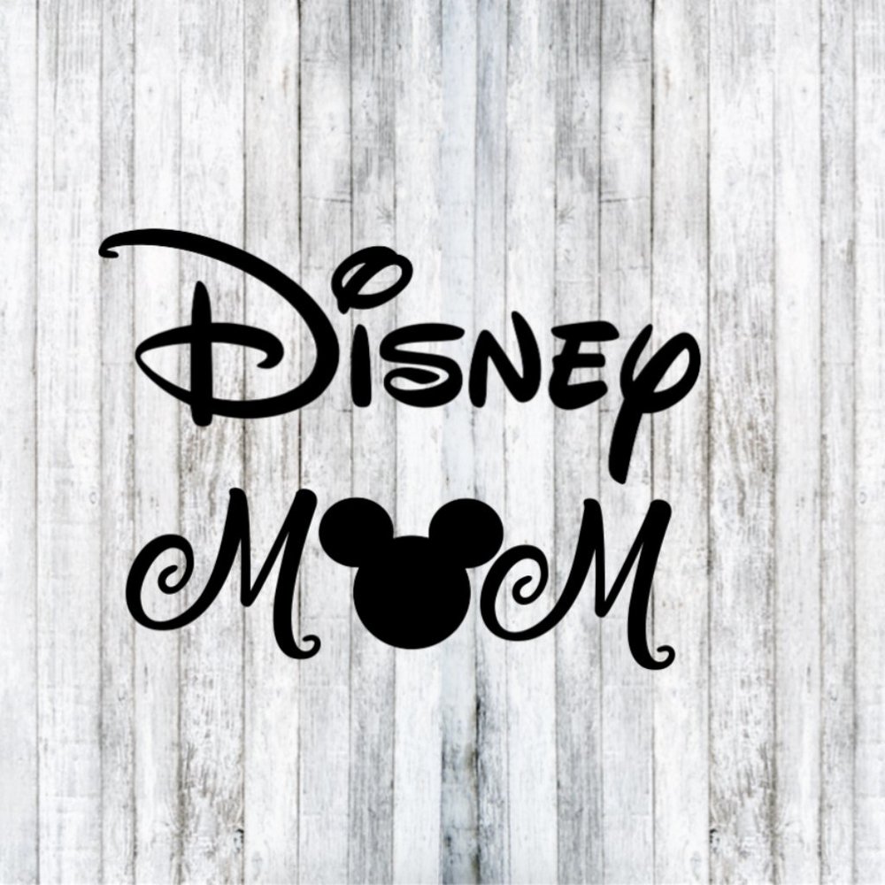 Disney Mom - Mickey Ears - Car Window Decal